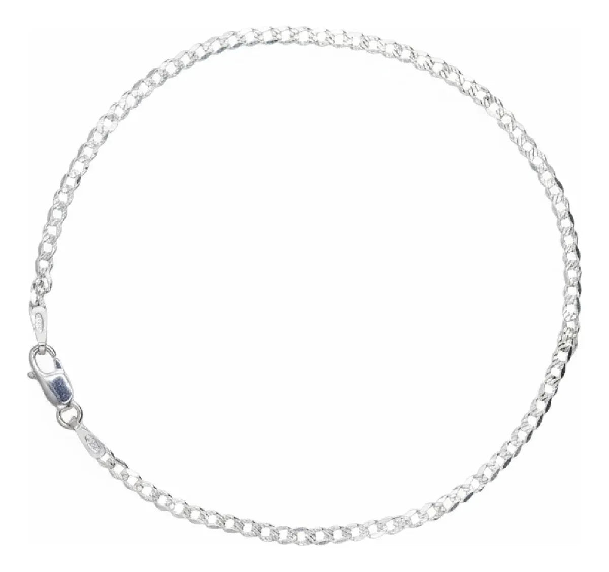 Ortiz Espinosa Pulsera Barbada De Plata Ley 925 Grosor 3.0