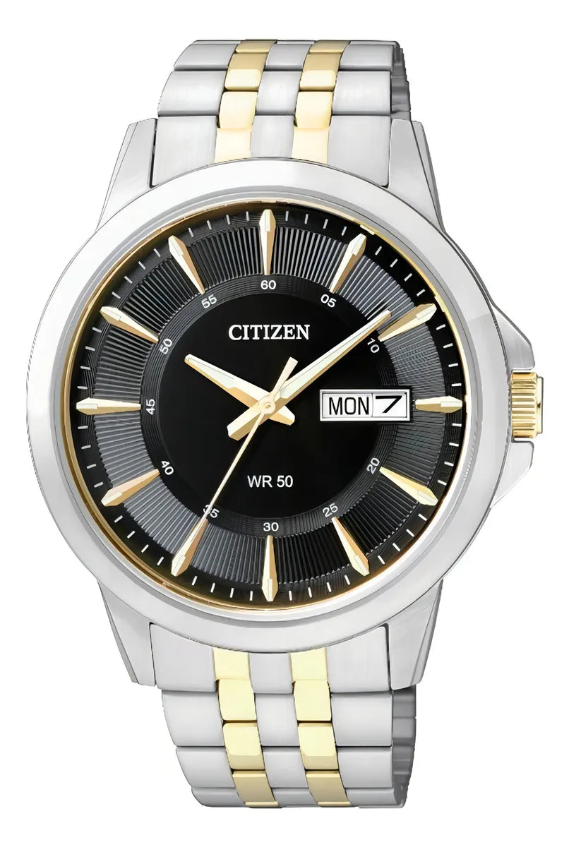 Reloj Citizen 60676 Bf2018-52e Quartz Hombre *watchsalas* Color Del Fondo Negro 60676