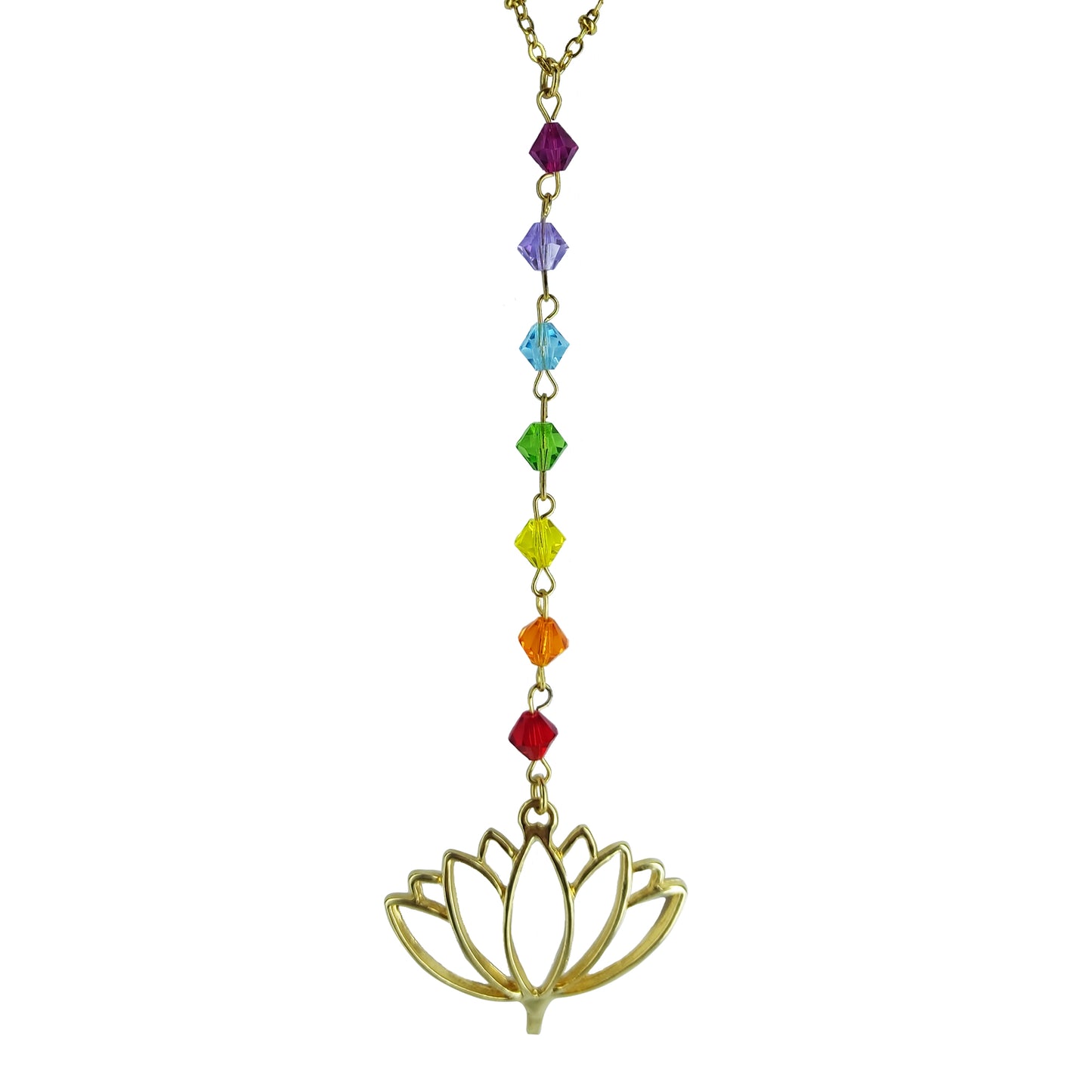 Collar 7 Chakras Flor de loto