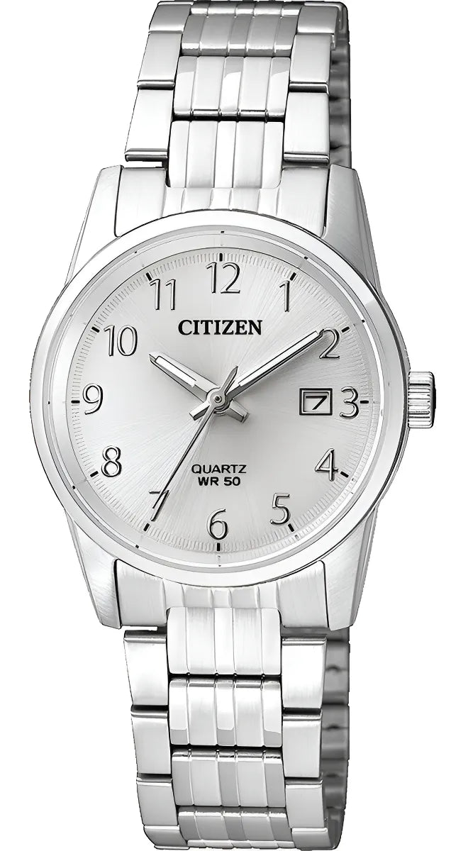 Reloj Citizen 60947 Eu6000-57b Mujer Fondo Plata Acero Color Del Fondo 60947 Plata