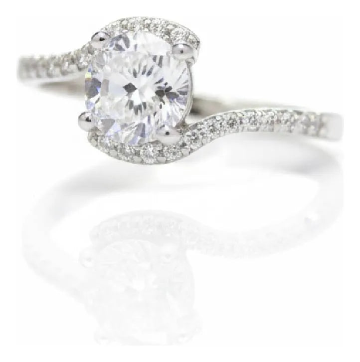 Ortiz Espinosa Aurora Anillo De Promesa Plata 925