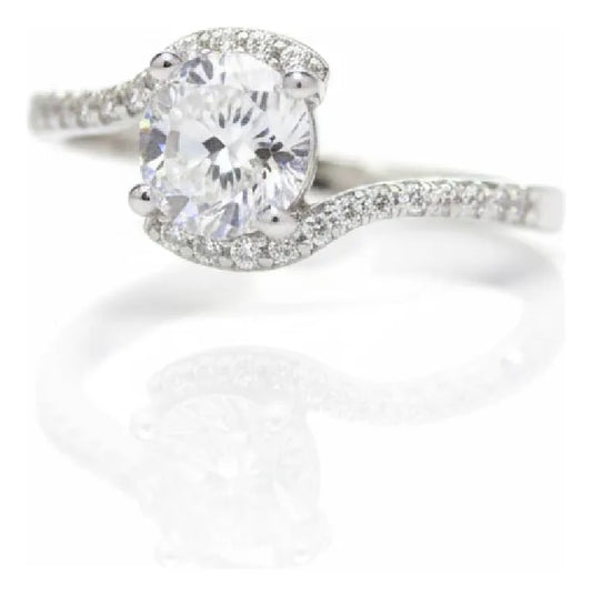 Ortiz Espinosa Aurora Anillo De Promesa Plata 925