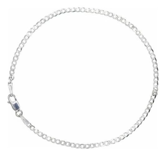 Ortiz Espinosa Pulsera Barbada De Plata Ley 925 Grosor 3.0