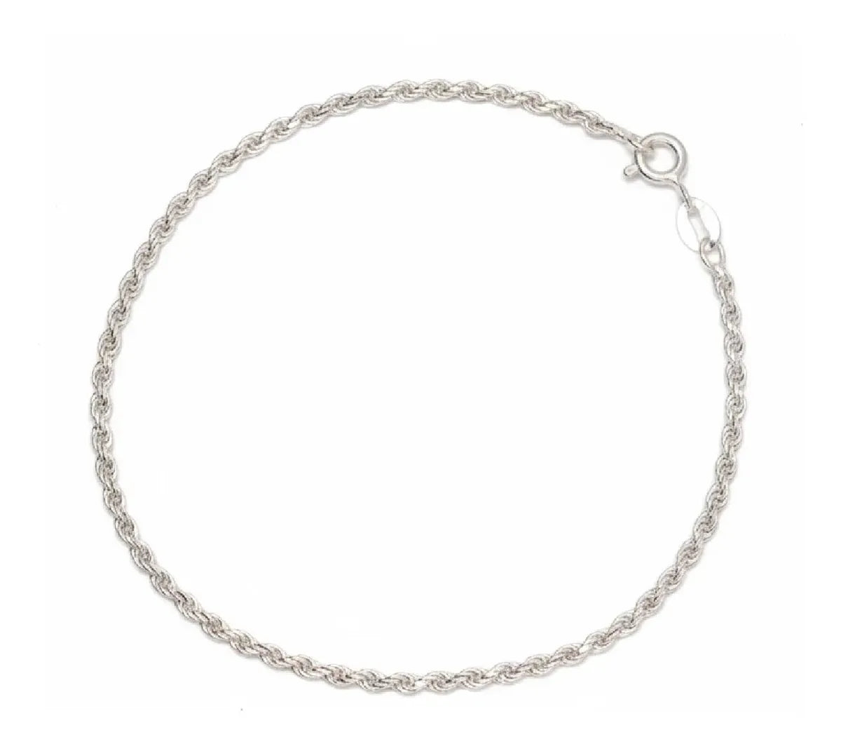 Ortiz Espinosa Pulsera Torzal De Plata Grosor 3.0