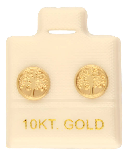 Broqueles Árbol De La Vida Oro 10k Ortiz Espinosa