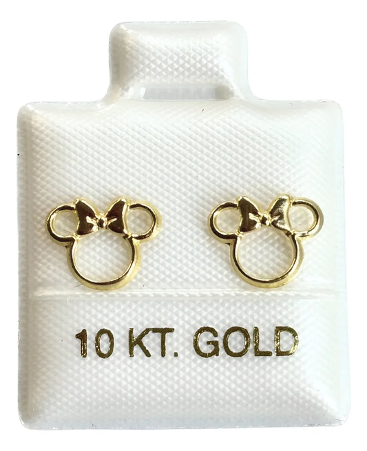 Broquel Oro 10k | Minnie Mouse
