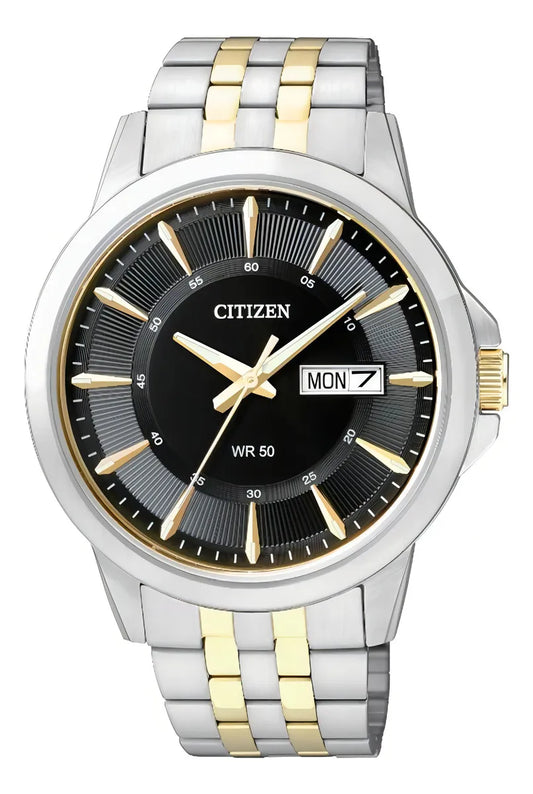 Reloj Citizen 60676 Bf2018-52e Quartz Hombre *watchsalas* Color Del Fondo Negro 60676