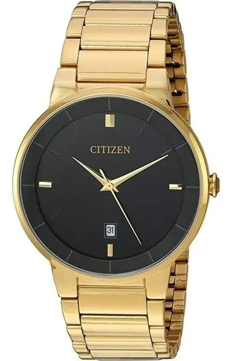 Citizen Quartz Black Dial Gold Tone Bi5012-53e Color De La Correa Oro Color Del Bisel Oro Color Del Fondo Negro 60745