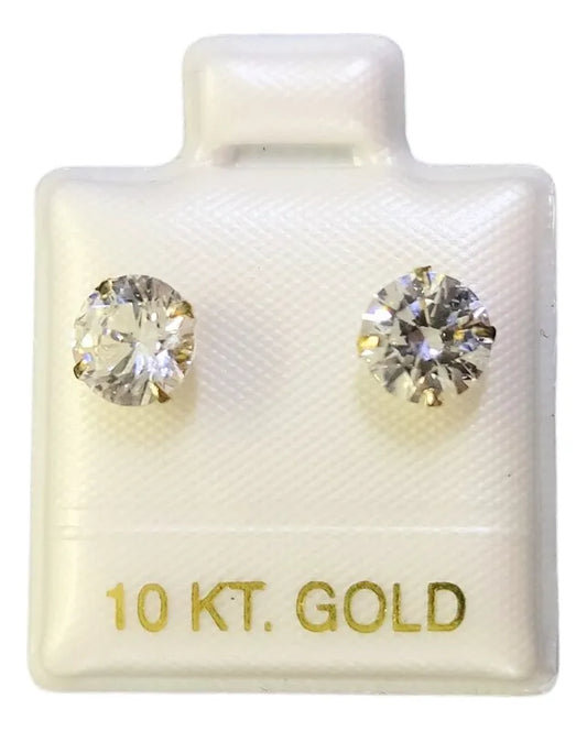 Broquel Oro 10k | Recto 6mm