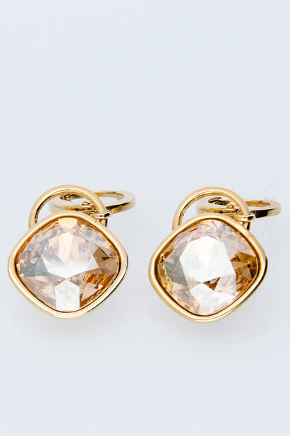 Aretes Rombo | Baño de Oro | Golden