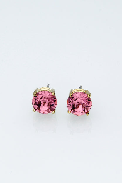 Broquel Solitario | Baño de Oro | Rose